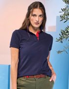 Dames Polo Asquith & Fox Classic Fit Contrast